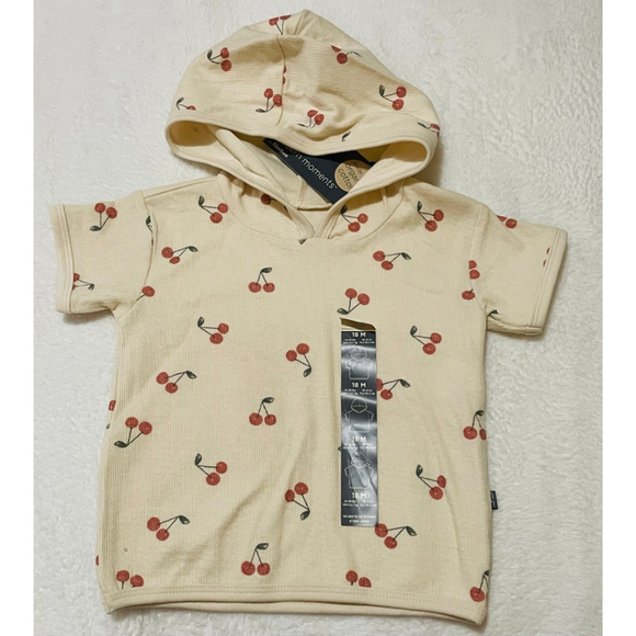 modern moments Other - Baby modern moments organic cotton Cherry shirt with hood 18 Months